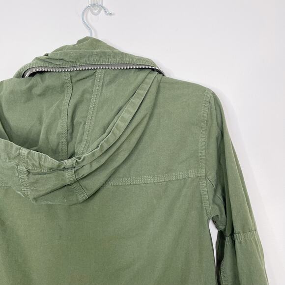 J Crew Womens XXSmall 2XS Field Mechanic Jacket Hillside Green Cotton Utility - Picture 5 of 12